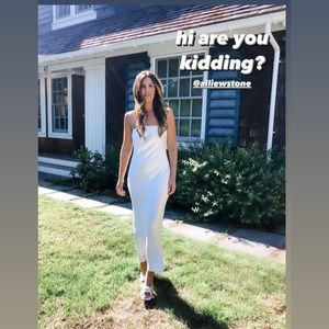 Bec & Bridge White Slip Dress